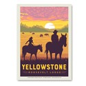 Yellowstone Roosevelt Lodge Riders Vert Sticker