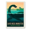 Mythical Creatures Loch Ness Monster Vert Sticker