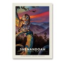 Shenandoah NP Barred Owl Vert Sticker