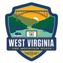 West Virginia State Pride Emblem Sticker