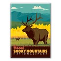 Great Smoky Mountains Elk Magnet