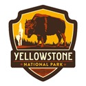 Yellowstone NP Emblem Sticker