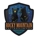 Rocky Mountain NP Firefly Cubs Emblem Wood Magnet