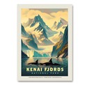 Kenai Fjords Orca Vertical Sticker
