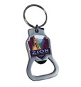 Zion NP Ascent to Angels Landing Emblem BO Key Ring