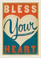 Bless Your Heart Vinyl Magnet