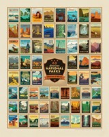 63 National Parks 8"x10" Print