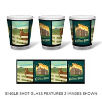 My Old Kentucky Home & MYOK Horse Quad Shot Glass