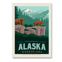AK Wonderland Bears Vertical Sticker