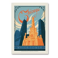 Chicago Water Tower Vertical Sticker