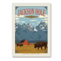 Jackson Hole, WY Vertical Sticker