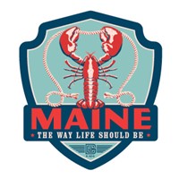 ME Lobster Emblem Sticker