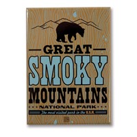 Great Smoky Print Shop Metal Magnet