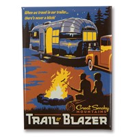 Great Smoky Trailer Blazer Metal Magnet