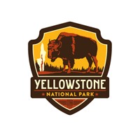 Yellowstone National Park Emblem Magnet
