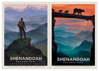 Shenandoah Appalachian Trail Vinyl Magnet Set