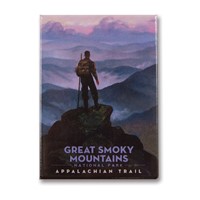 Great Smoky Appalachian Trails Metal Magnet