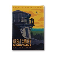 Great Smoky Mt. Cammerer Tower Metal Magnet