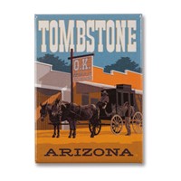 Tombstone, AZ Metal Magnet