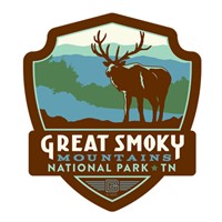 Great Smoky Elk Emblem Magnet