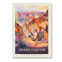 Grand Canyon Vista Vertical Sticker