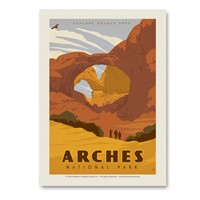 Arches NP Double Arch Vert Sticker