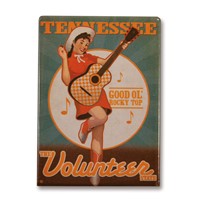 Volunteer Girl Metal Magnet