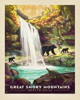 Great Smoky Grotto Falls 8" x 10" Print