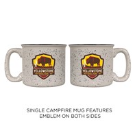 Yellowstone NP Emblem Campfire Mug
