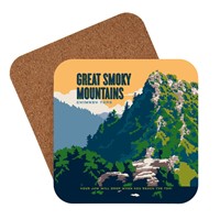 Great Smoky Chimney Tops Coaster