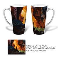 Zion Virgin River Narrows Latte Mug