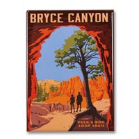 Bryce Canyon Peekaboo Trail Magnet
