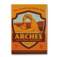 Arches NP Emblem Print Magnet