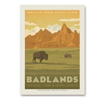 Badlands NP Vert Sticker