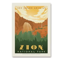 Zion Kolob Vert Sticker