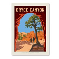 Bryce Canyon Peekaboo Trail Vert Sticker