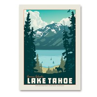 Lake Tahoe Summer Splendor Vert Sticker