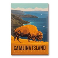 Catalina Bison Magnet