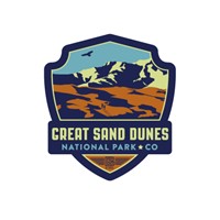Sand Dunes NP Emblem Magnet