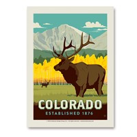 Elk CO Vert Sticker