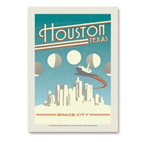 Houston Space City Vert Sticker