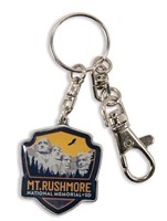 Mt. Rushmore Emblem Pewter Key Ring