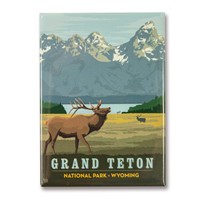 Grand Teton NP Elk Magnet