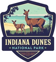 Indiana Dunes Emblem Sticker