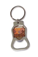 Grand Canyon Riverview Emblem Bottle Opener Key Ring