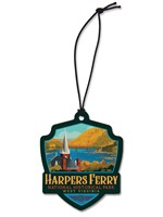 WV Harpers Ferry Emblem Wooden Ornament