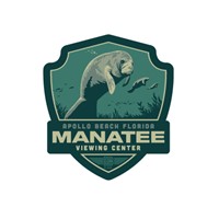 Manatee Viewing Center Emblem Sticker