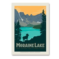 Canada Moraine Lake Vert Sticker