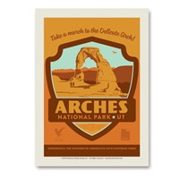 Arches NP Emblem Print Vert Sticker