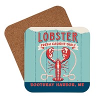 ME Boothbay Harbor Lobster Fresh Coaster